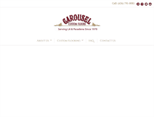 Tablet Screenshot of carouselfloors.com